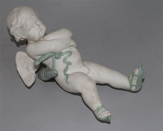 A Mintons parian cherub